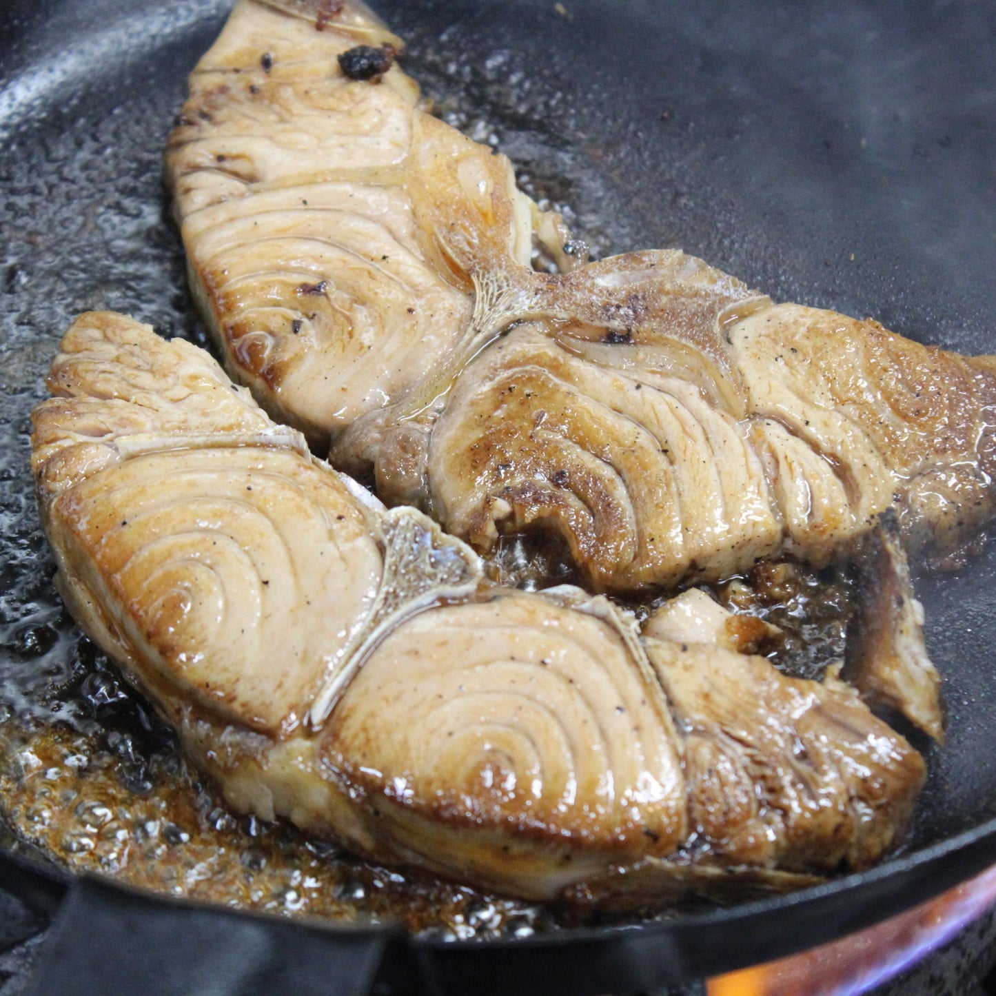 天然南マグロの希少部位 頭肉 1kg(輪切り)
