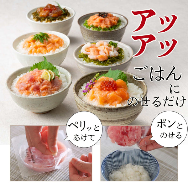 サーモン 海鮮丼の具 6食セット - 築地わだつみ