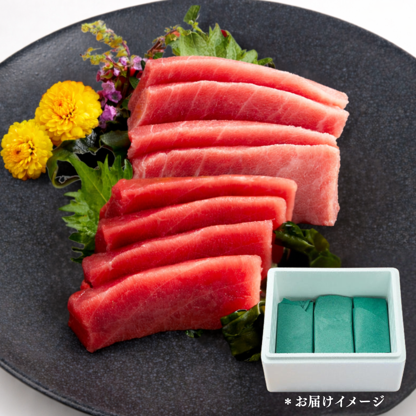 本マグロ 中トロ・赤身 柵 360g 頭肉プレゼント中 – 築地わだつみ