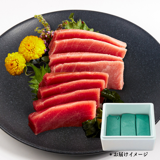 本マグロ 中トロ・赤身 柵 360g【頭肉プレゼント中】
