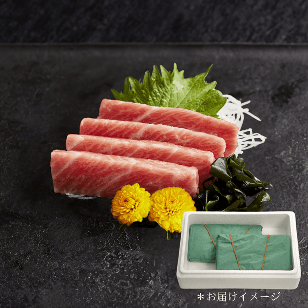 本マグロ 大トロ柵【頭肉プレゼント中】 - 築地わだつみ